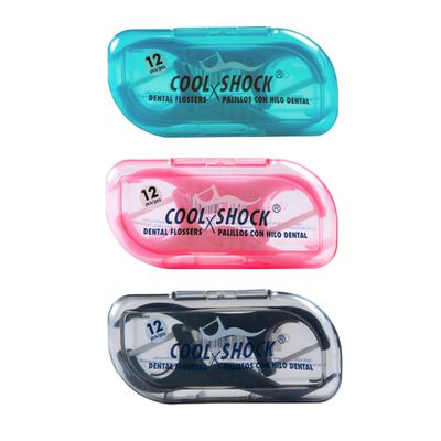 Palillos con Hilo Dental 12pzs Cool Shock Walfort