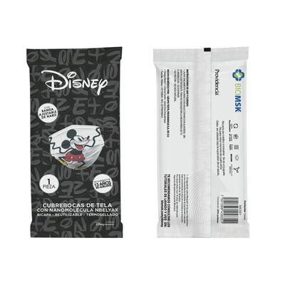 Cubreboca Biomsk Adulto Mickey 1 pieza