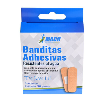 Banditas Adhesivas Infantil 30Pz Machmedical