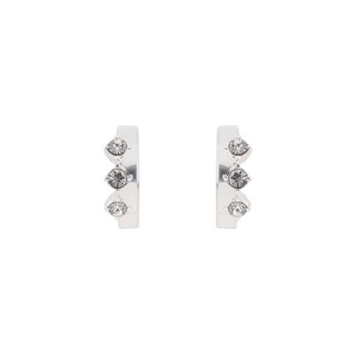 Aretes Plateados Arracada de Varias Formas Nine West