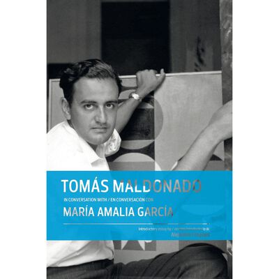 Tom&aacute;s Maldonado en conversaci&oacute;n con Mar&iacute;a Amala Garc&iacute;a