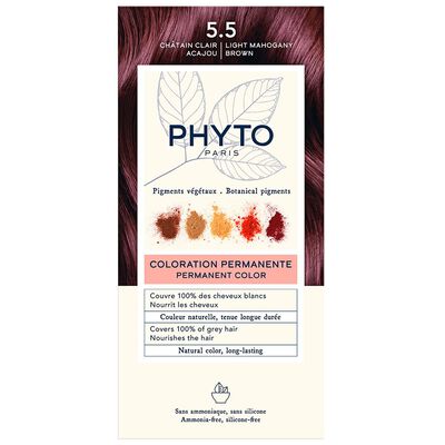 Tinte Phyto Color 5.5 Castaño claro caoba Phyto
