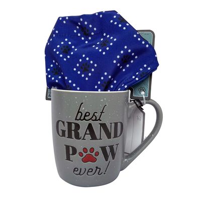 SET de Taza y Paliacate para Mascota BEST GRAND PAW EVER