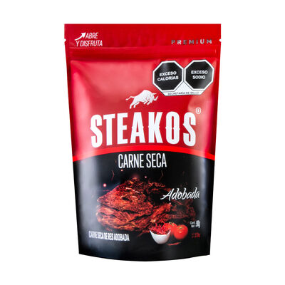 Carne Seca Sabor Adobada Steakos 90g
