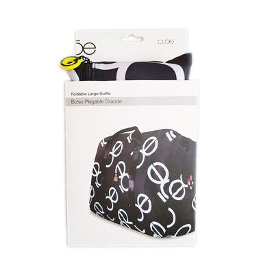 Dufflebag Plegable Negro Mediana Cloe