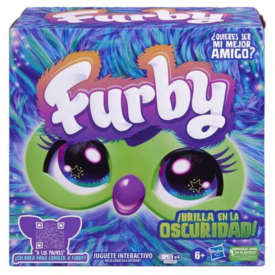 Peluche Interactivo Furby Galaxy Edici&oacute;n Brilla en la Oscuridad de Hasbro
