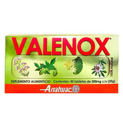 Valenox 40 Tabletas