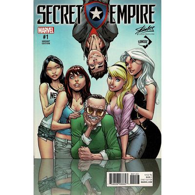 Secret Empire #1 Portada Variante Humberto Ramos y J. Scott Campbell Azul
