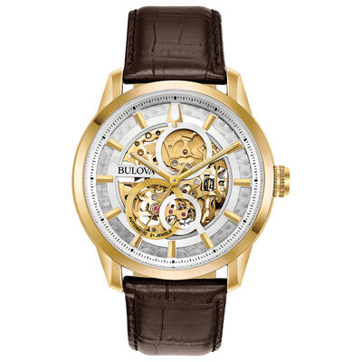 Reloj Bulova Mec&aacute;nico de Cuerda Autom&aacute;tica para Caballero 97A138 Colecci&oacute;n Stutton