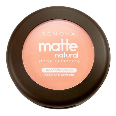 Renova Polvo Compacto Matte Natural Beige Natural