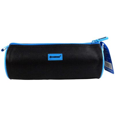 Lapicera cilíndrica negro con borde azul Sabonis