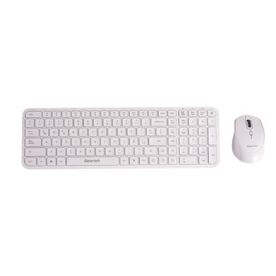 Kit Geartek Teclado+Mouse Inal&aacute;mbrico Blanco