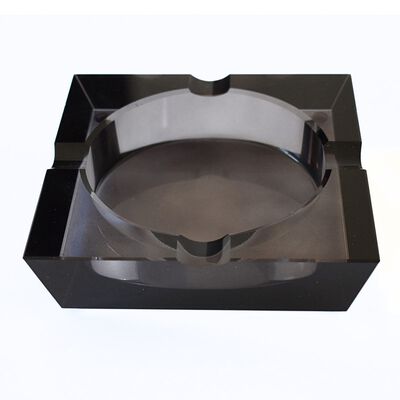 Cenicero de Cristal QI Negro