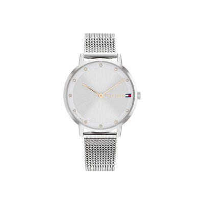 Reloj plateado para dama 1782665 Tommy Hilfiger