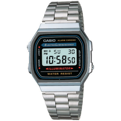 Reloj Casio Vintage Plateado A168WA-1VT