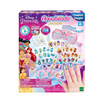 Set Estudio de U&ntilde;as Princesas Disney AQUABEADS