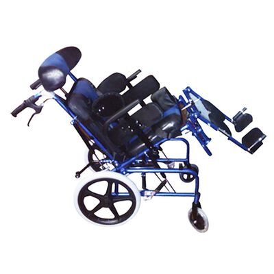 Silla de ruedas para ni&ntilde;os con asiento y respaldo reclinable Home Care