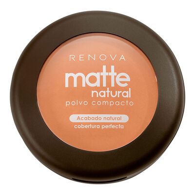 Renova Polvo Compacto Matte Natural Beige Soleado