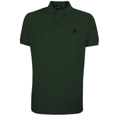 Playera Lisa Polo Club Verde Para Hombre CH