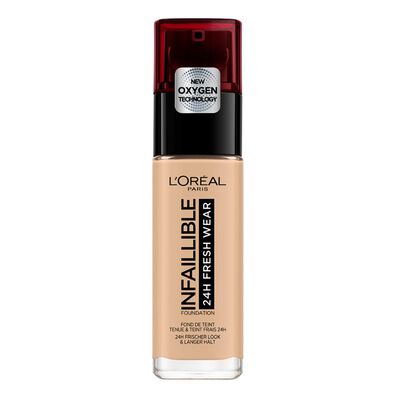 Base de maquillaje Infallible 24h Fresh wear L'Or&eacute;al Paris, Tono 125 Naturel Rose
