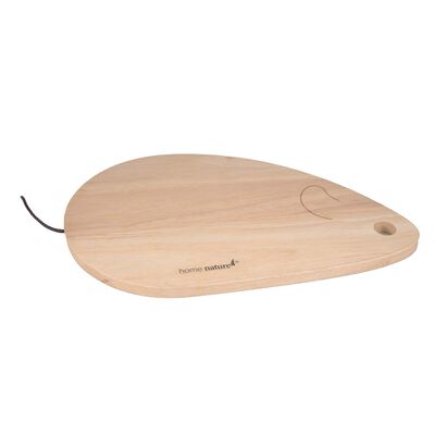 Home Nature Tabla para quesos en forma de rat&oacute;n hecha de madera 31x20x1.3 cm