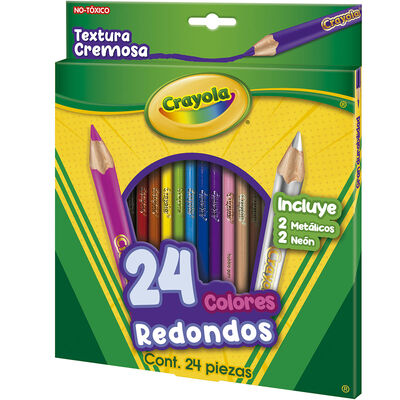 Set de 24 Colores CRAYOLA de Forma Redonda