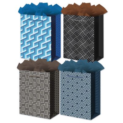 Bolsa para regalo tamaño grande caballero