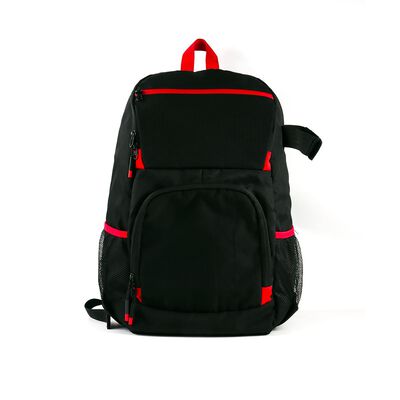 Mochila negra con rojo Diving Squirrel para c&aacute;mara