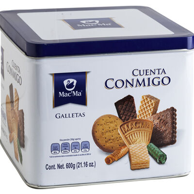 Galletas Surtido Cuenta Conmigo de 600 gramos Mac´Ma