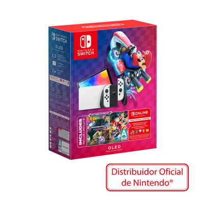Consola Nintendo Switch Oled Mario Kart 8 + 3 Meses Nintendo Online