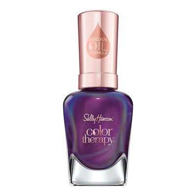 Esmalte Sally Hansen Color Therapy 402 Morado Plum Euphoria