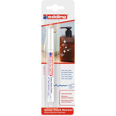 Marcador para decoración 1-2mm Blist c/1 Blanco