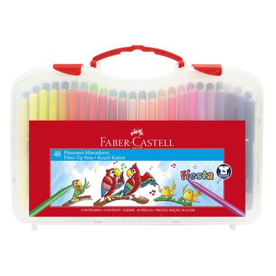 Plumon Fiesta 45 R&iacute;gido c/48 Faber Castell