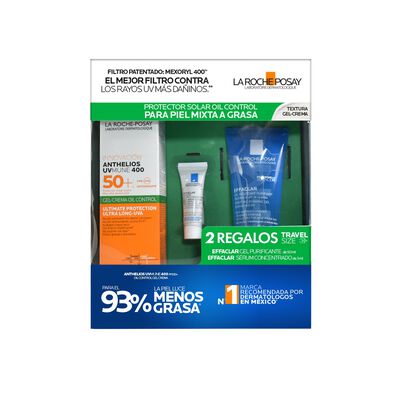 Rutina De Protección Solar Con Textura Gel Crema Para Piel Mixta A Grasa