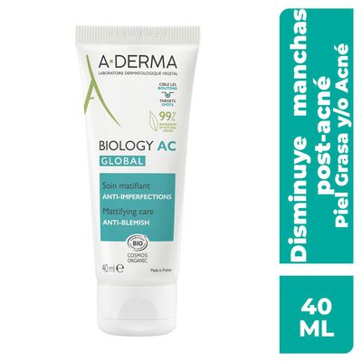 A-Derma Biology Ac Global Crema Facial Piel Acneica 40ml