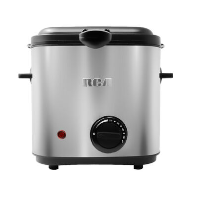 Mini Freidora Eléctrica RCA 1.5 Lts Color Plateado RC-DF2