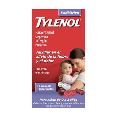 Analg&eacute;sico TYLENOL Suspensi&oacute;n Pedi&aacute;trica 100 ml