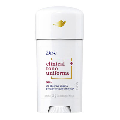 Desodorante Clínica Tono Uniforme 58 g Dove