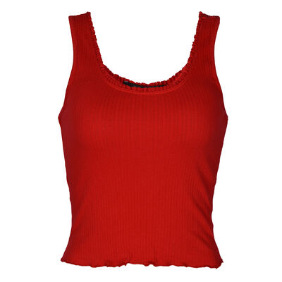 Top Liso Philosophy Talla Chica Color Rojo para Mujer