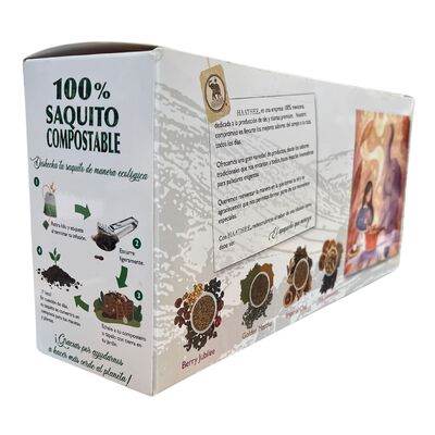 Paquete de Tés y Tisanas 4 Sabores Línea Gourmet Haathee