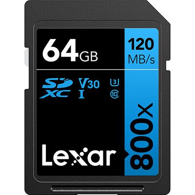 Tarjeta de Memoria Lexar SD 64GB LSD0800064G