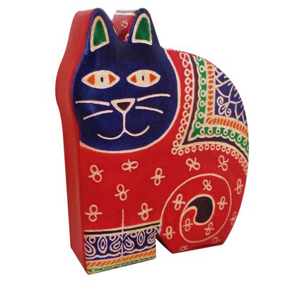 Alcanc&iacute;a de cuero gato - Artesan&iacute;a