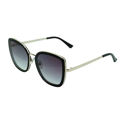 Lente Solar Nine West 44407LFC001 Cuadrado Negro