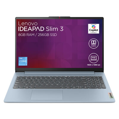 Laptop Lenovo 15 Pulgadas IdeaPad Slim 3 15IAN8 Intel i3 8GB RAM 256SSD