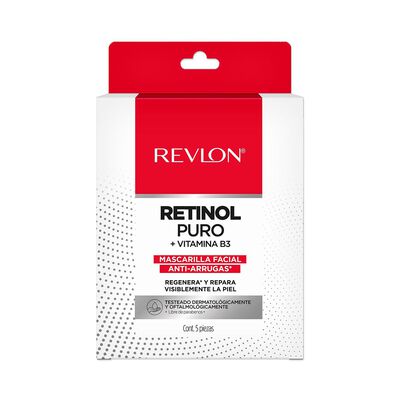 Pack Mascarilla Facial Retinol B3 5 pzas Revlon