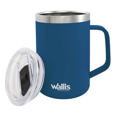 Taza Térmica Wallis 420 Ml Azul Índigo