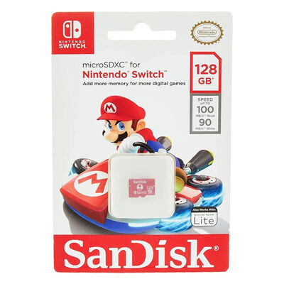 Memoria Nintendo Switch Micro SD Sandisk 128 Gb