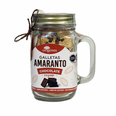 Mason Jar con Galletas de Amaranto & Chispas De Chocolate Origenes