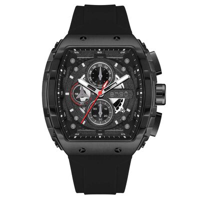 Reloj De Pulso Enso Negro Para Caballero