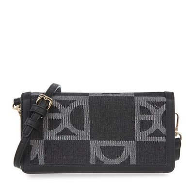 Billetera Flap Cloe Color Negro para Mujer
